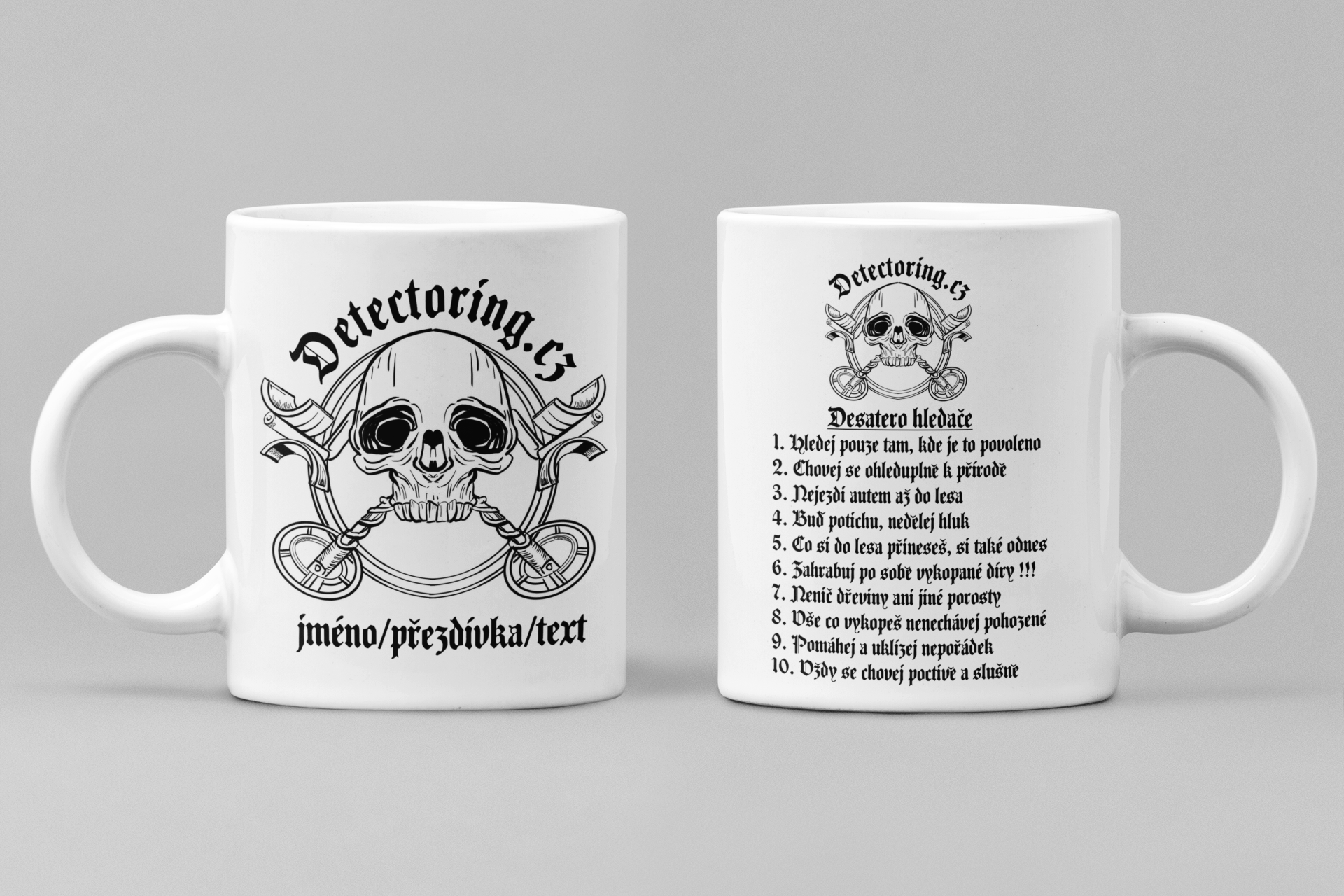 Hrnek s motivem DETEKTOR KOVŮ